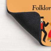 Folklore aus dem Elsass, Frankreich Mousepad (Ecke)
