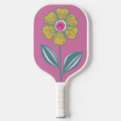 Folklore Blume Pickle Ball Paddel Pickleball Schläger (Vorderseite)