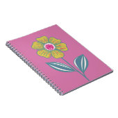 Folklore Blume Spiral Notebook Notizblock (Rechte Seite)
