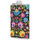 Folklore Blume Wycinanki Flachmann (Links)