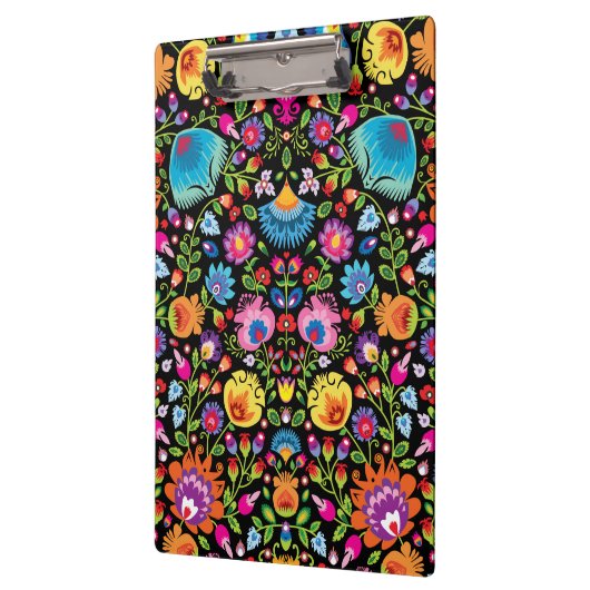 Folklore Blume Wycinanki  Klemmbrett (Links)