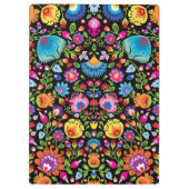 Folklore Blume Wycinanki  Klemmbrett (Rückseite)