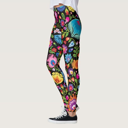 Folklore Blume Wycinanki  Leggings (Links)