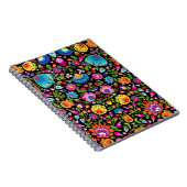 Folklore Blume Wycinanki Notizblock (Rechte Seite)