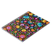 Folklore Blume Wycinanki Notizblock (Linke Seite)