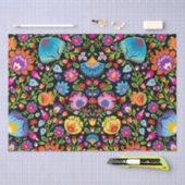 Folklore Blume Wycinanki Seidenpapier (Handwerk)