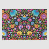 Folklore Blume Wycinanki  Seidenpapier (Vorderseite)