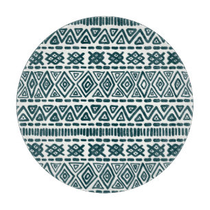 Folklore Charm: Traditionelle ethnische Ornamente Schneidebrett