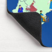 Folklore de Franche-Comté, Frankreich Mousepad (Ecke)