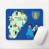 Folklore de Franche-Comté, Frankreich Mousepad (Mit Mouse)