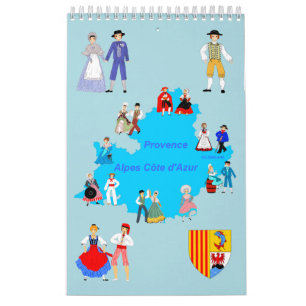 Folklore de PACA, Frankreich Kalender