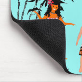 Folklore de TAHITI, Polynésie française Mousepad (Ecke)