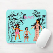 Folklore de TAHITI, Polynésie française Mousepad (Mit Mouse)