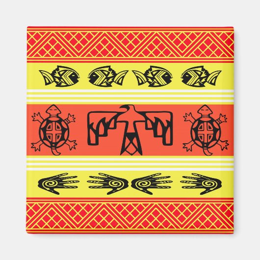Folklore-Design Magnet (Vorne)