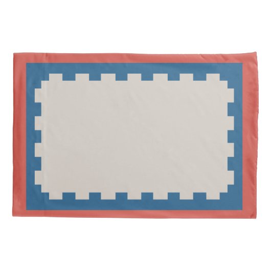 Folklore-Design-Pillowcase Kissenbezug (Rückseite)