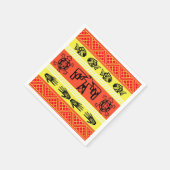 Folklore-Design Serviette (Ecke)