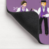 Folklore du Pays de Montbéliard, Frankreich Mousepad (Ecke)