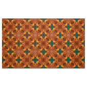 Folklore Ethnisches Mosaikmuster in Herbstfarben Stoff (Fat Quarter (45,7 x 55,9 cm))