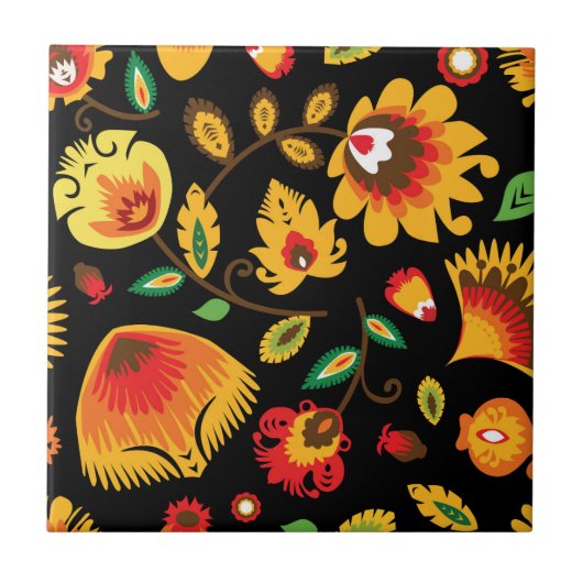 Folklore Fliese (Vorderseite)