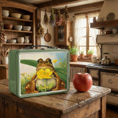 Folklore Frog & Buttercup | Hidden Magic Herbalist Metall Brotdose