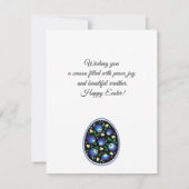 🐤 🐰 Folklore Happy Oaster Flat Karte (Rückseite)
