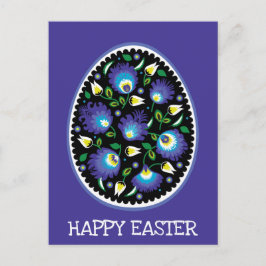 Folklore Happy Oaster Postkarte