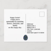 Folklore Happy Oaster Postkarte (Rückseite)