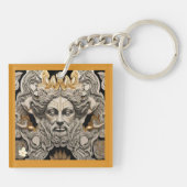 "Folklore Inspiriert Designs" Schlüsselanhänger (Rückseite)
