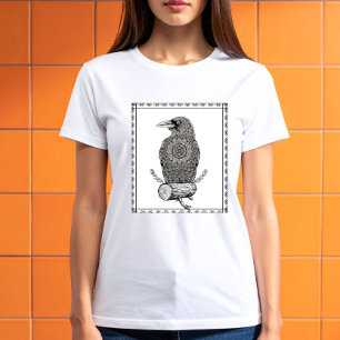 Folklore-Krähe in der Mythologie Unisex T-Shirt