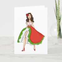 Folklore Latina Dancer - Cinco de Mayo