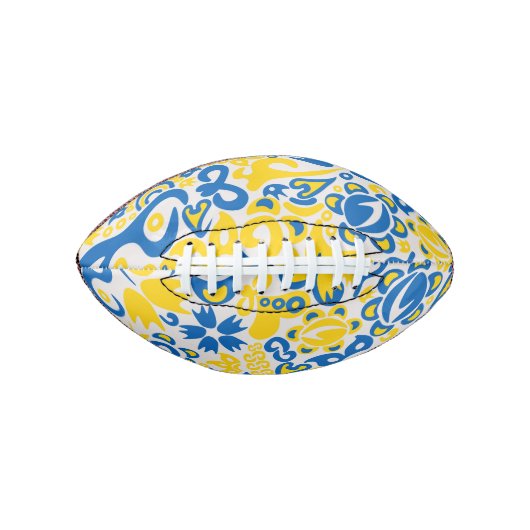 Folklore-Muster mit ukrainischer Tasche Football (Vorderseite)