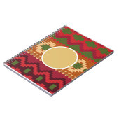 Folklore Nordic Muster | Dekoration Personalisiert Notizblock (Linke Seite)