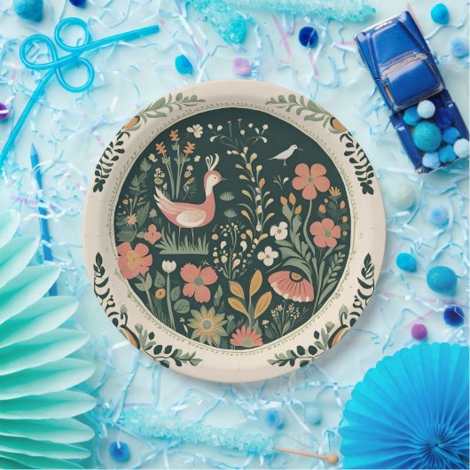 Folklore Spring Pappteller (Party)