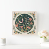 Folklore Spring Quadratische Wanduhr (Zuhause)