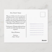 Folklore-Verzauberung: Ein Lowicz-inspiriertes Wei Postkarte (Rückseite)