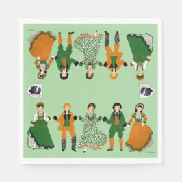 Folklore von Korsika, Frankreich Serviette