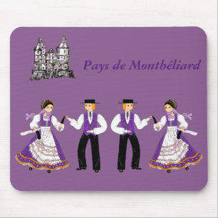Folklore von Montbéliard, Frankreich Mousepad