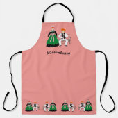 Folklore von Wissenburg, Elsass, Frankreich Schürze (Vorderseite)