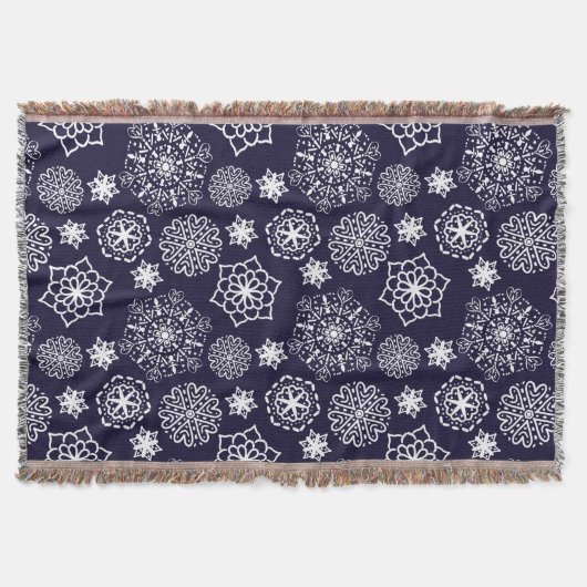 Folkloreblauer II-Muster Decke (Vorderseite)