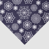 Folkloreblauer II-Muster Seidenpapier (Ausschnitt)