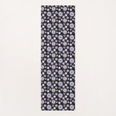 Folkloreblauer II-Muster Yogamatte (Vorderseite)