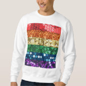 Folkloreflagge Herren Sweatshirt (Vorderseite)