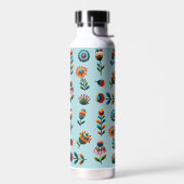 Folklorekunst Blume Wasser Flasche (Links)