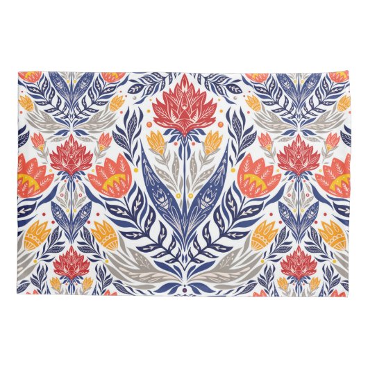 Folkloremuster Kissenbezug (Rückseite)