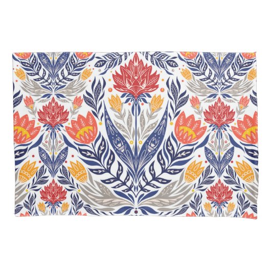 Folkloremuster Kissenbezug (Vorderseite)