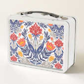 Folkloremuster Metall Brotdose (Rückseite)