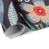 Folkloremuster, nahtlose Textilkonstruktion mit he Geschenkpapier (Rolleneckpunkt)