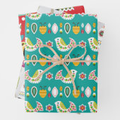 Folklorico Muster Set A Geschenkpapier Set (Beispiel)