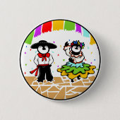 Folklorico Penguins Button (Vorderseite)