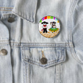 Folklorico Penguins Button (Beispiel)